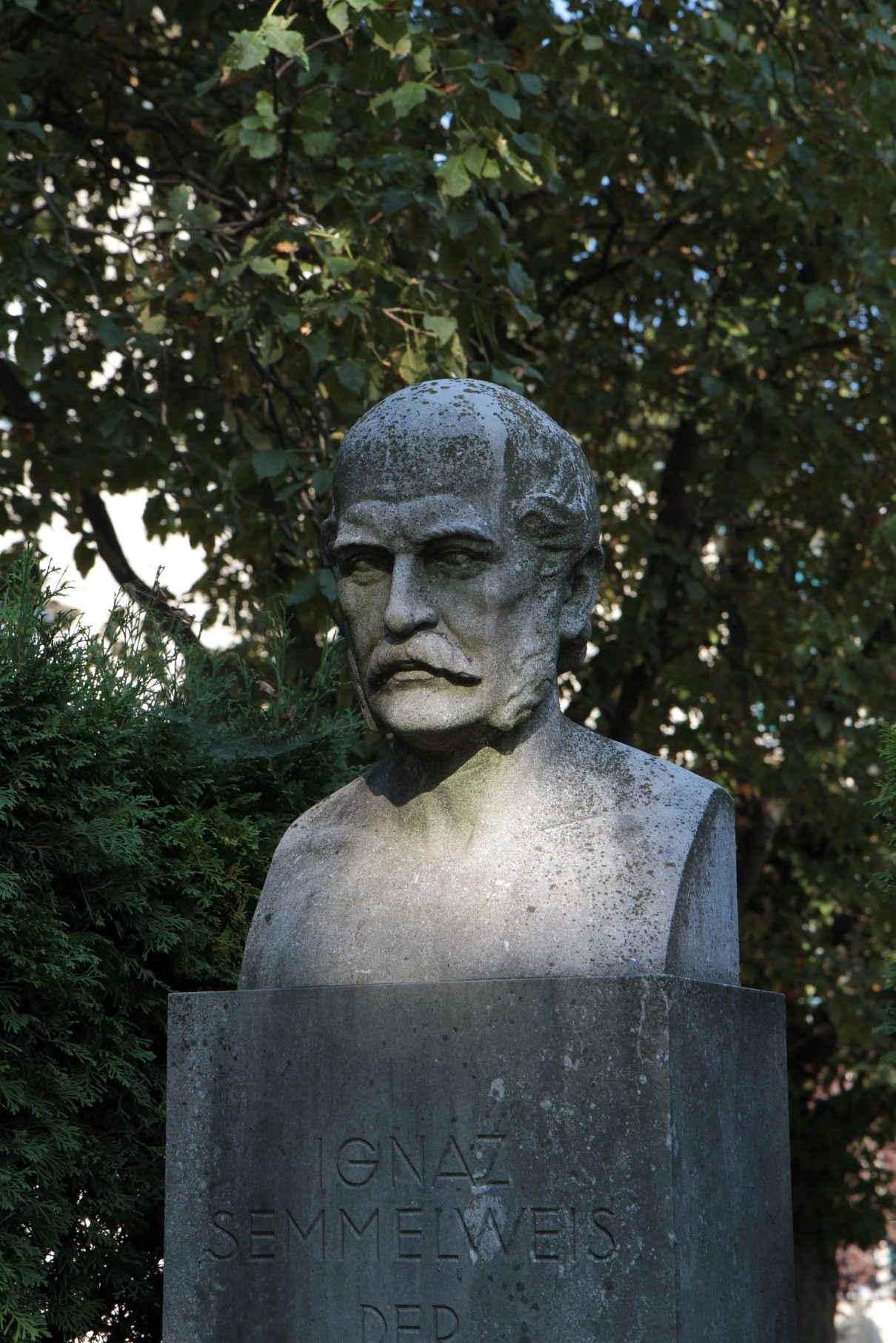 Semmelweis' bust, Ignaz Semmelweis Frauenklinik, Vienna - 03.JPG